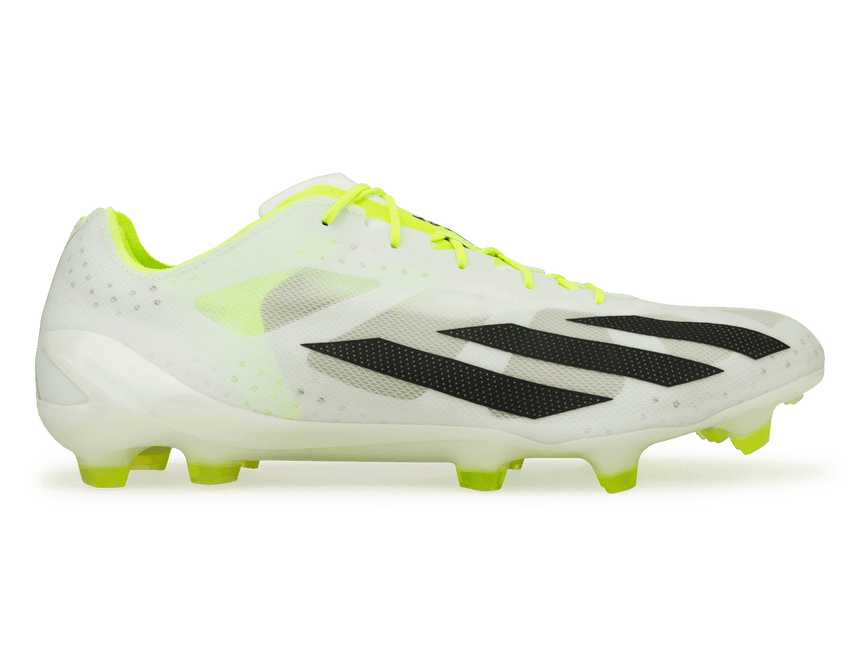 adidas Men's X Crazyfast+ FG White/Black/Lemon