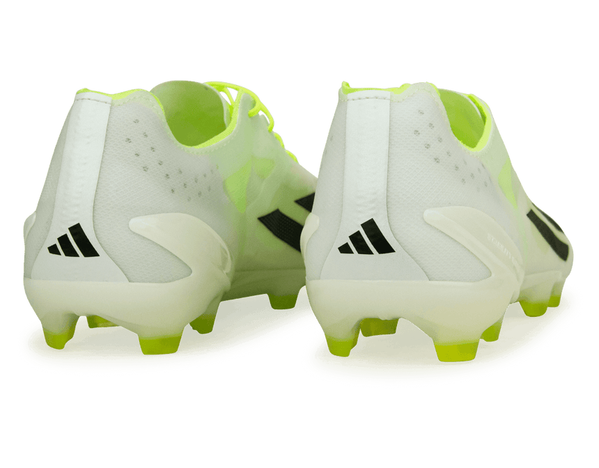 adidas Men's X Crazyfast+ FG White/Black/Lemon Back