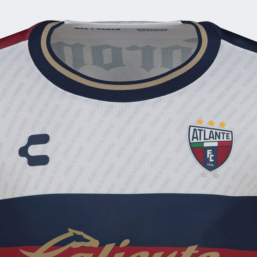 Charly Atlante Men's Away Authentic 2026/27 Jersey Grey/Black Crest