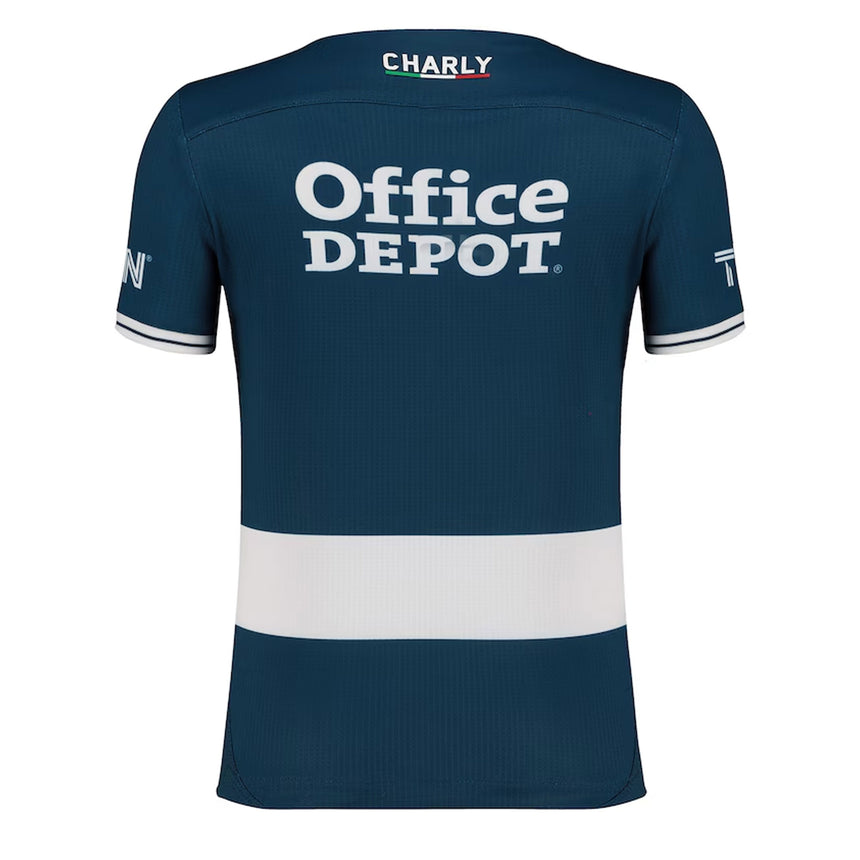 Charly Kids Pachuca 2024/25 Authentic Home Jersey White/Navy Back