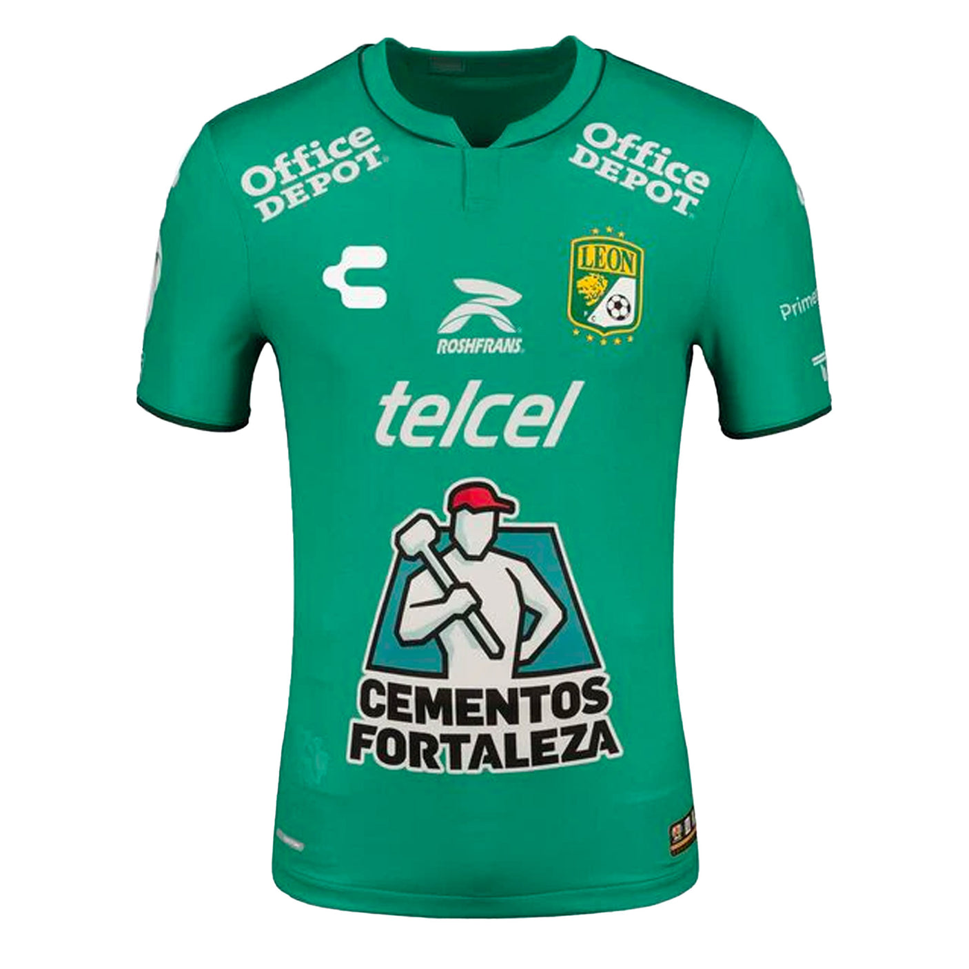Charly Men's Leon 2023/24 Home Jersey Green/White Front