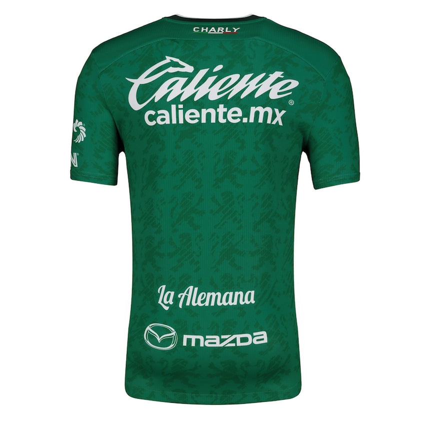 Charly Men's Leon 2024/25 Authentic Home Jersey Green/White Back