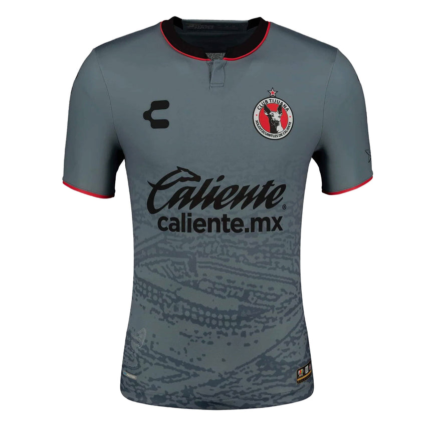 Charly Men's Xolos De Tijuana 2023/24 Away Jersey Grey/Black Front