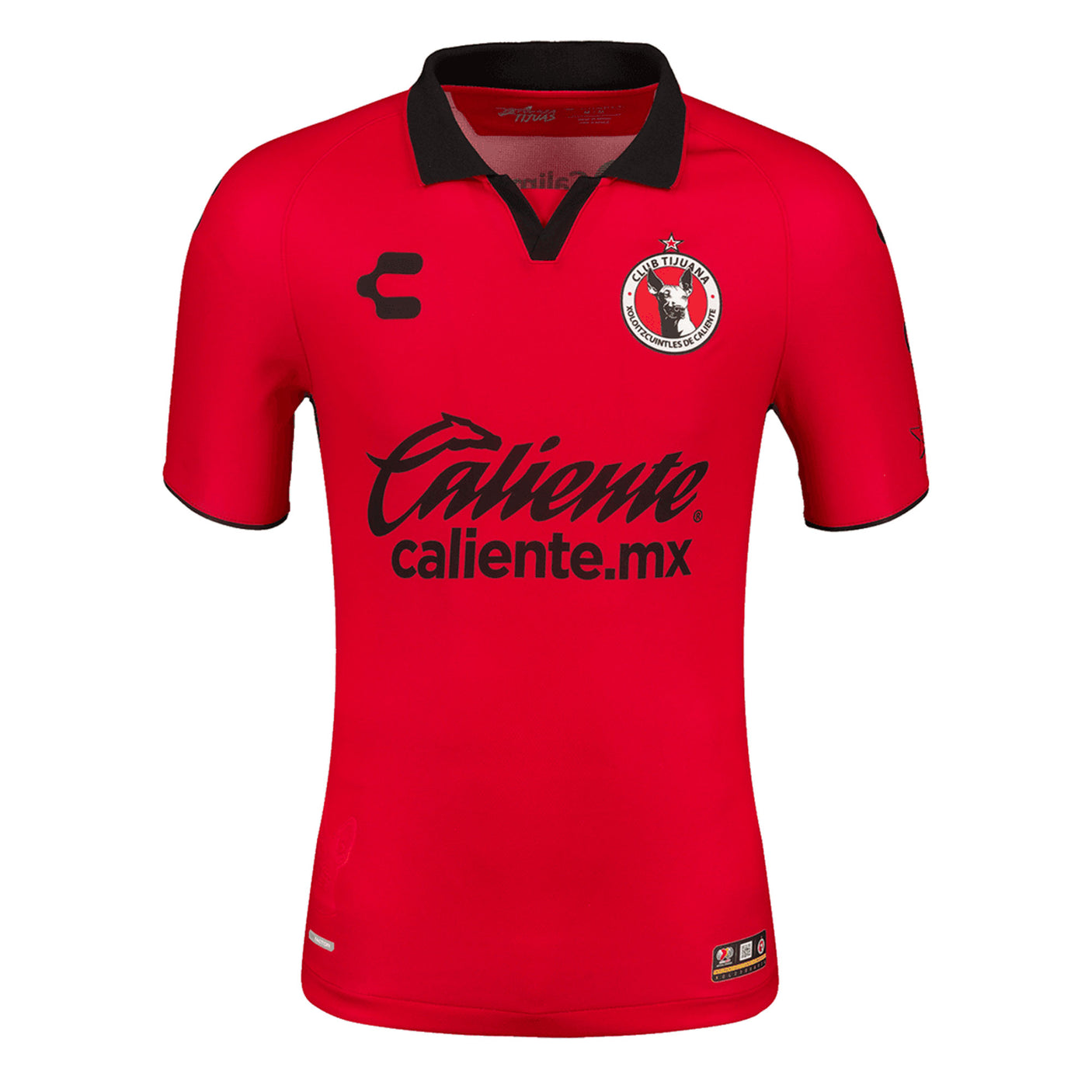 Charly Men's Xolos De Tijuana 2023/24 Home Jersey Red/Black Front