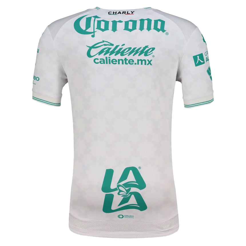 Charly Santos Laguna Men's Away Authentic 2026/27 Jersey White/Green Back