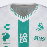 Charly Santos Laguna Men's Away Authentic 2026/27 Jersey White/Green Crest