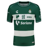 Charly Santos Laguna Men's Home Authentic 2026/27 Jersey Green Front