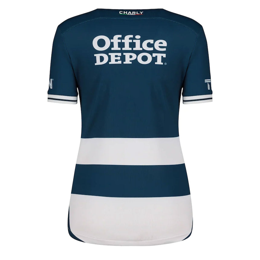 Charly Women's Pachuca 2024/25 Authentic Home Jersey White/Navy Back