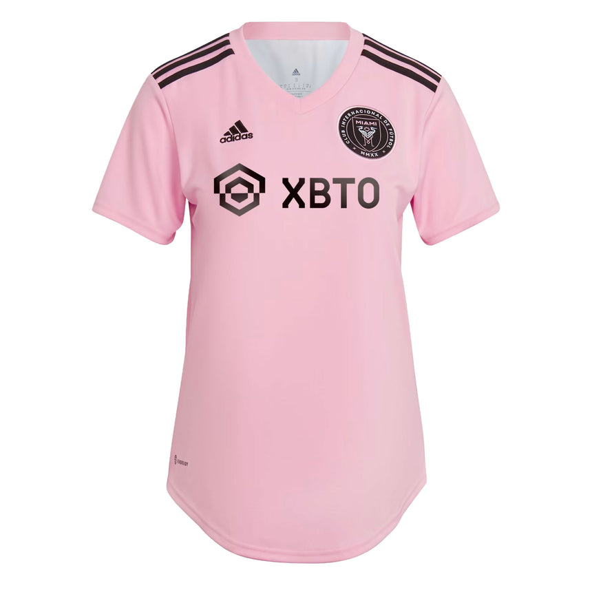 adidas Women's Inter Miami 2022/23 Home Jersey Pink/Black Front