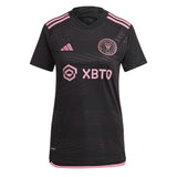 adidas Women's Inter Miami CF 2023/24 Away Jersey Black/Pink Front