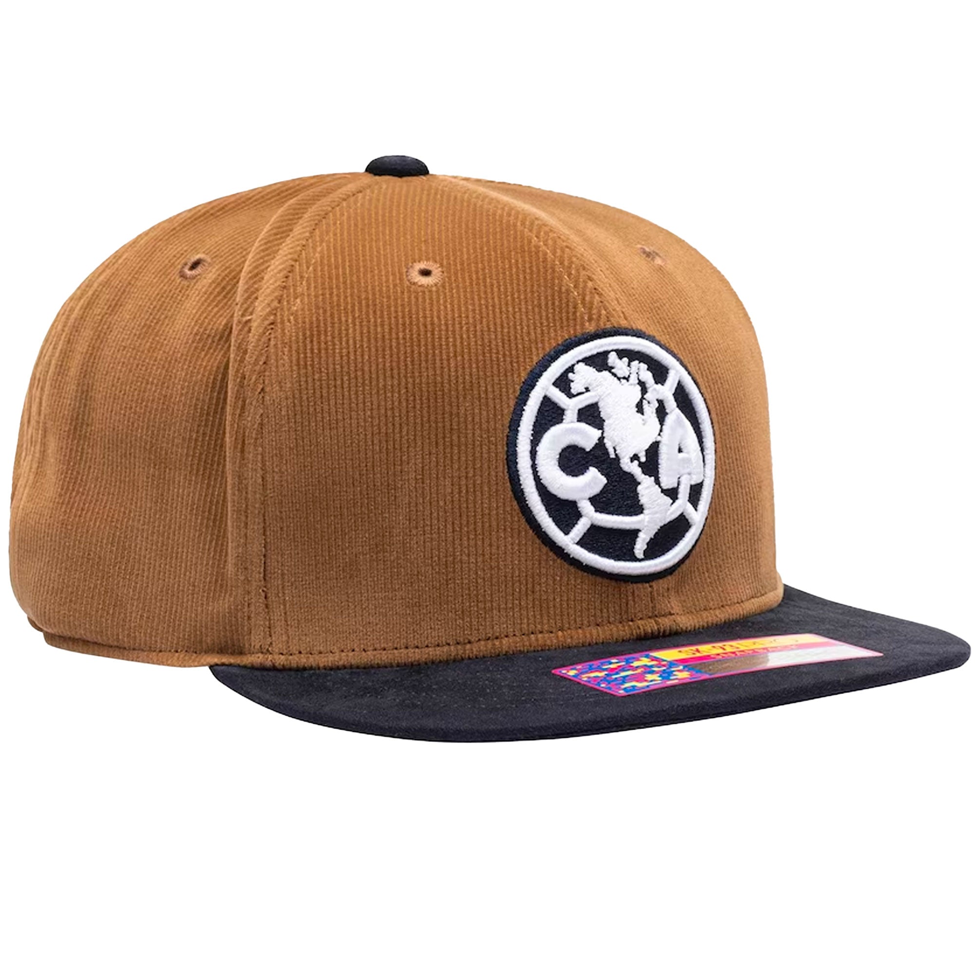 Fan Ink Club America Snap Back Hat Brown