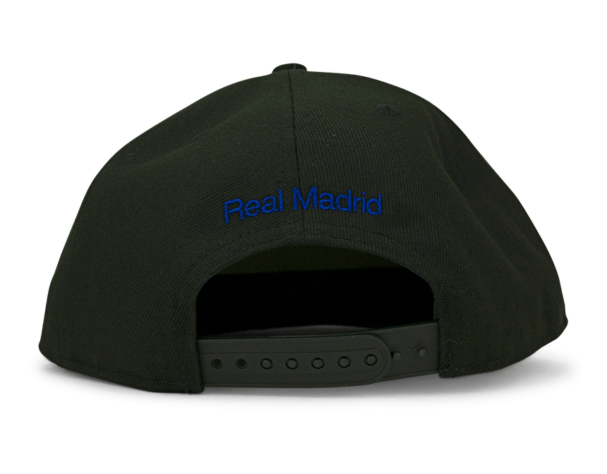 Fan Ink Real Madrid Snapback Hat Black/Gold Back
