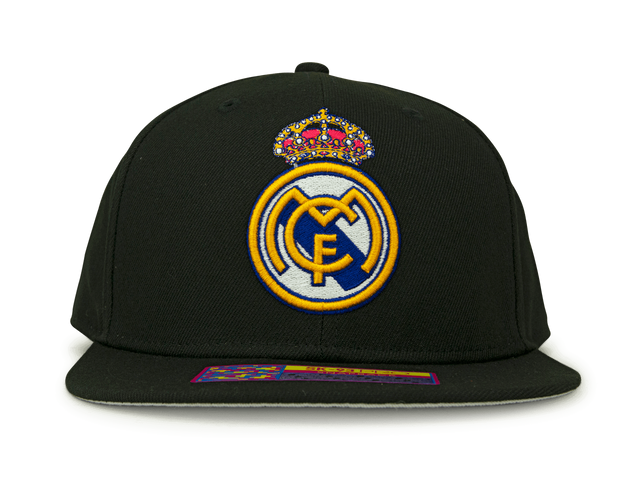 Fan Ink Real Madrid Snapback Hat Black/Gold