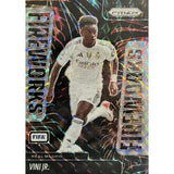 2025-26 Panini Prizm FIFA FIREWORKS Vini Jr. Silver Mosaic Prizm #15 Real Madrid