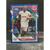 2025-26 Topps Chrome Bundesliga Ezechiel Banzuzi Blue Mini Diamond RB Leipzig /150