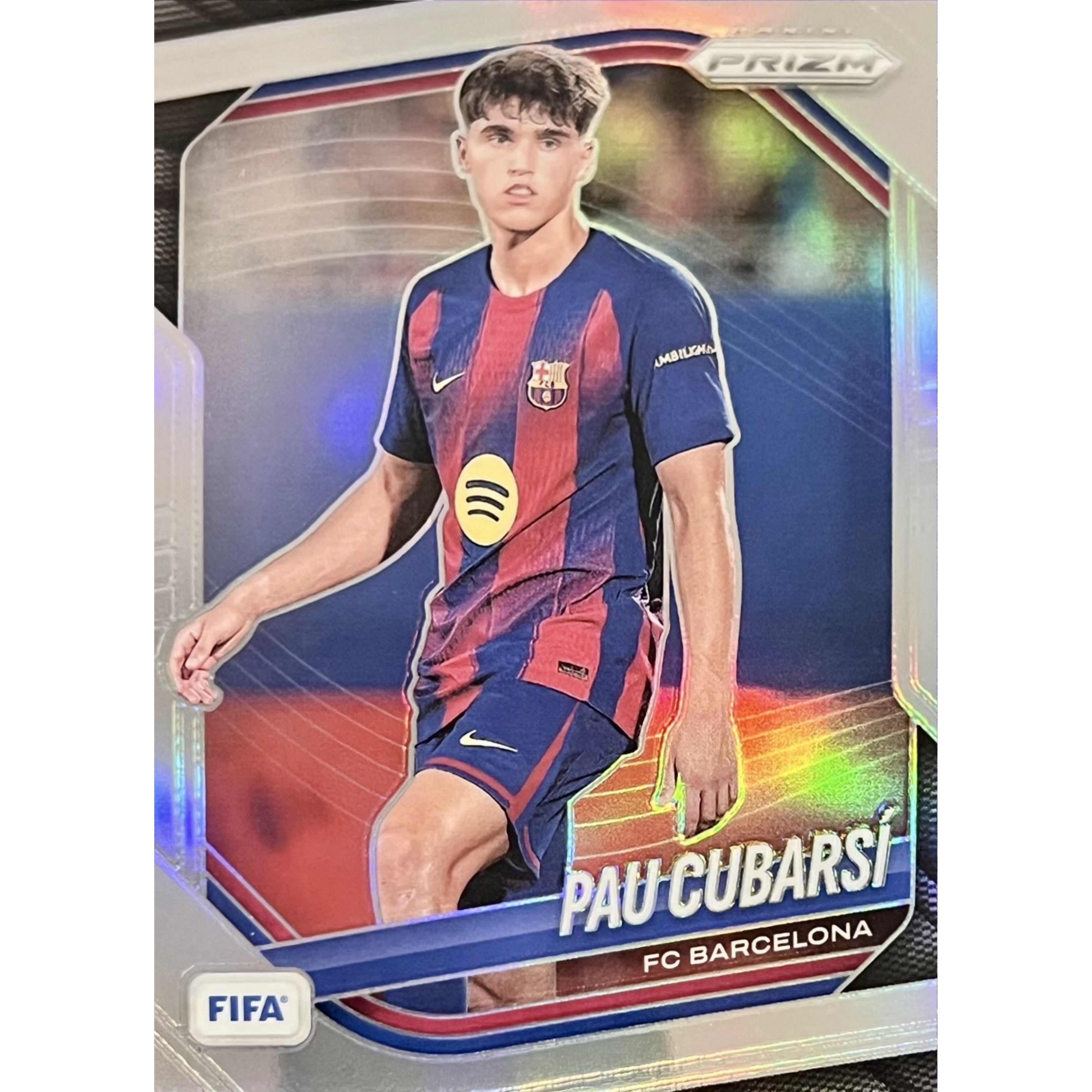 2025-26 Prizm FIFA Soccer Silver Prizm Pau Cubarsi FC Barcelona