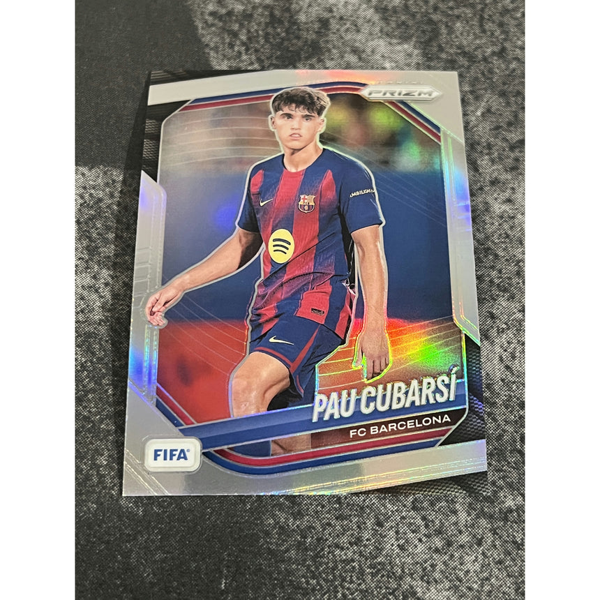 2025-26 Prizm FIFA Soccer Silver Prizm Pau Cubarsi FC Barcelona