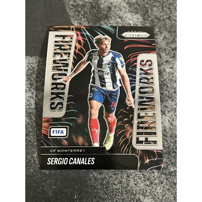 2025-26 Prizm FIFA Soccer Sergio Canales FIREWORKS CF Monterrey