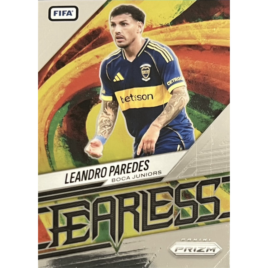 2025-26 Prizm FIFA Soccer Leandro Paredes Fearless Boca Juniors