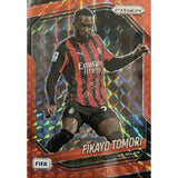 2025-2026-panini-prizm-fifa-soccer-red-mosaic-prizm-fikayo-tomori-ac-milan-front