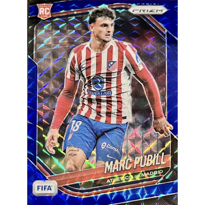 2025-26 Prizm FIFA Soccer Blue Mosaic Prizm Marc Pubill Atletico de Madrid /209