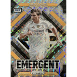 2025-26 Panini Prizm FIFA Gonzalo García EMERGENT Silver Mosaic Real Madrid