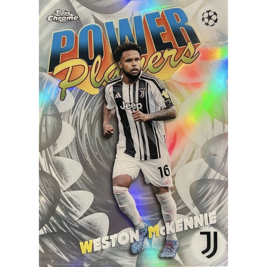 2025-26-topps-chrome-ucc-power-players-weston-mckennie-juventus-front