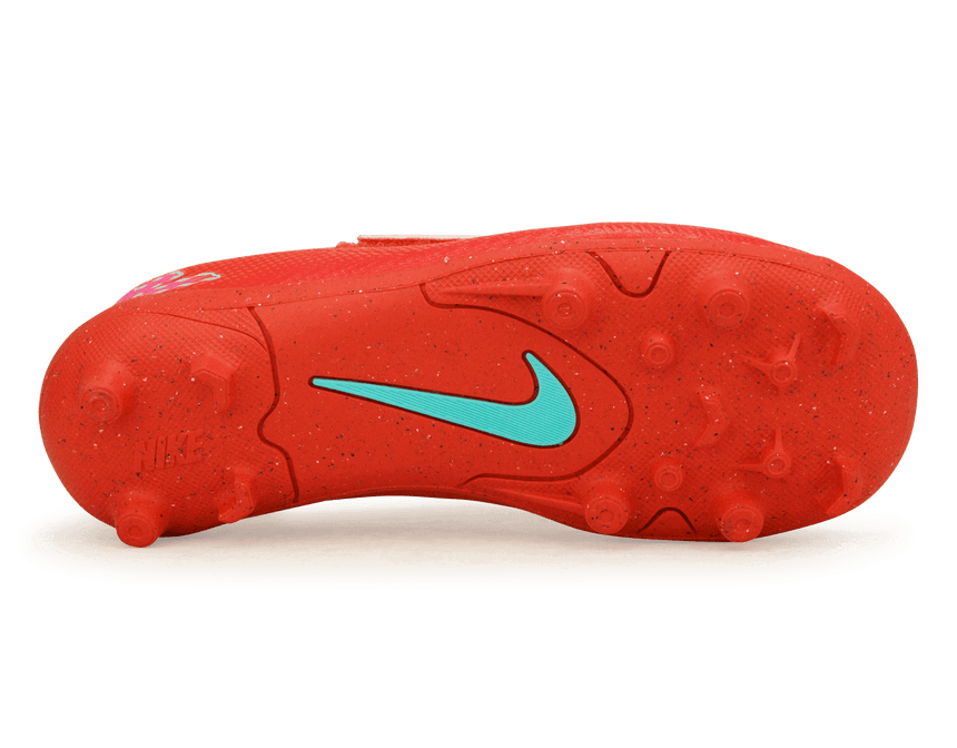 Nike Kids Zoom Mercurial Vapor 16 Club MG PS (V) Ember Glow/Aurora Green Sole