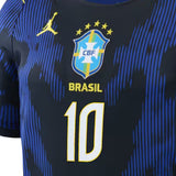 Jordan Brazil Men's Away Stadium 2026 Jersey w/ Neymar Jr. #10 Crest