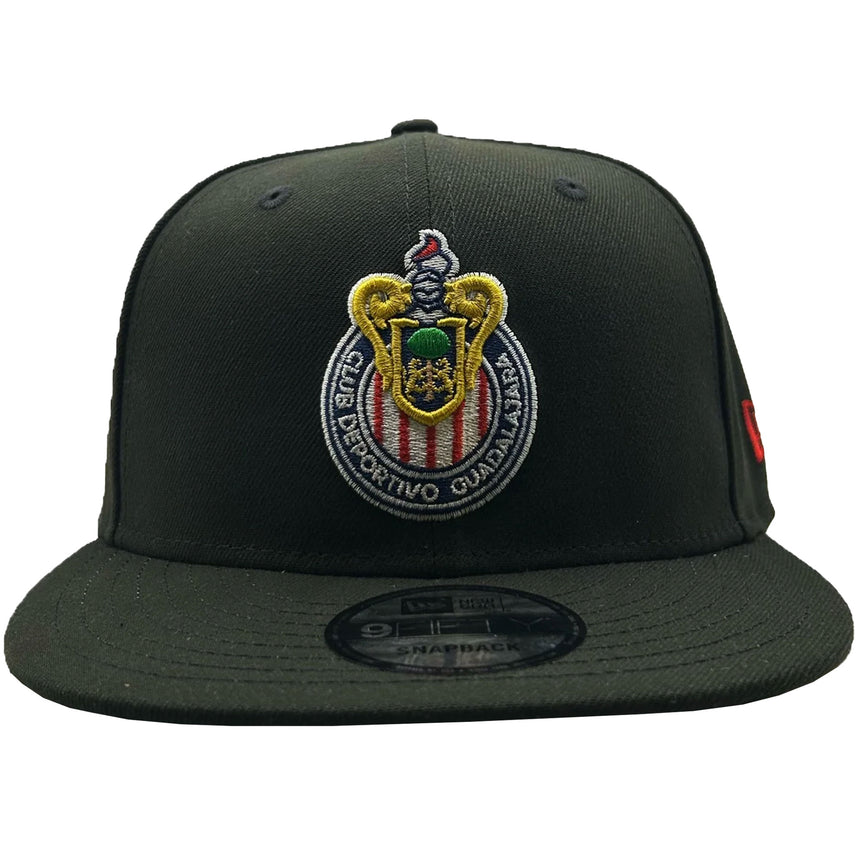 New Era Chivas De Guadalajara 9Fifty Snapback Cap Black Front