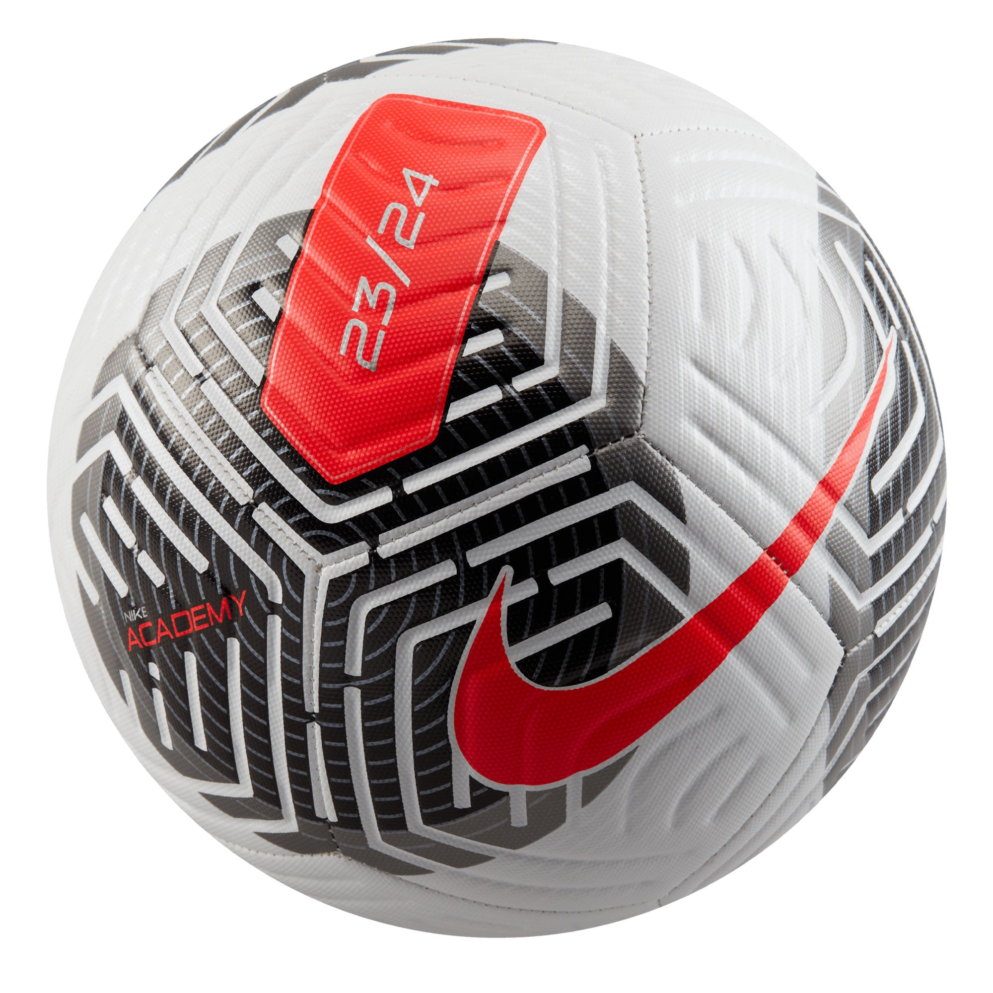 Nike Academy Ball White/Black/Bright Crimson – Azteca Soccer