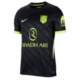 Nike Atletico Madrid Men's Away Stadium 2026/27 Jersey Black/Volt Front