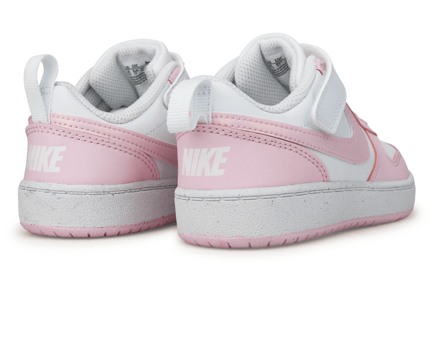 Nike Court Borough Low Recraft White/Pink Foam Rear