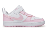 Nike Court Borough Low Recraft White/Pink Foam Side
