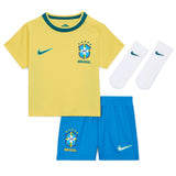 Nike Brazil Baby Home Minikit Yellow Front