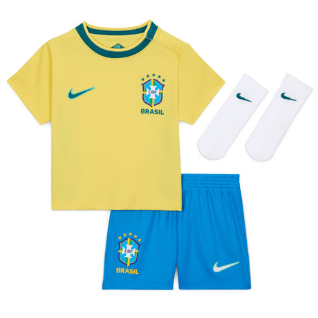 Nike Brazil Baby Home Minikit Yellow Front