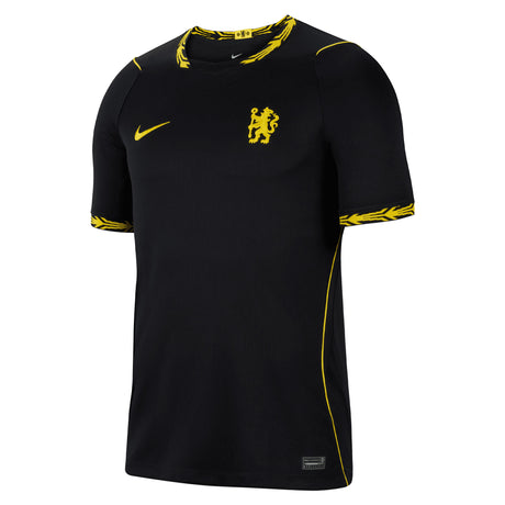 Nike Chelsea Men's Away Stadium 2026/27 Jersey Black/Midwest Gold Front