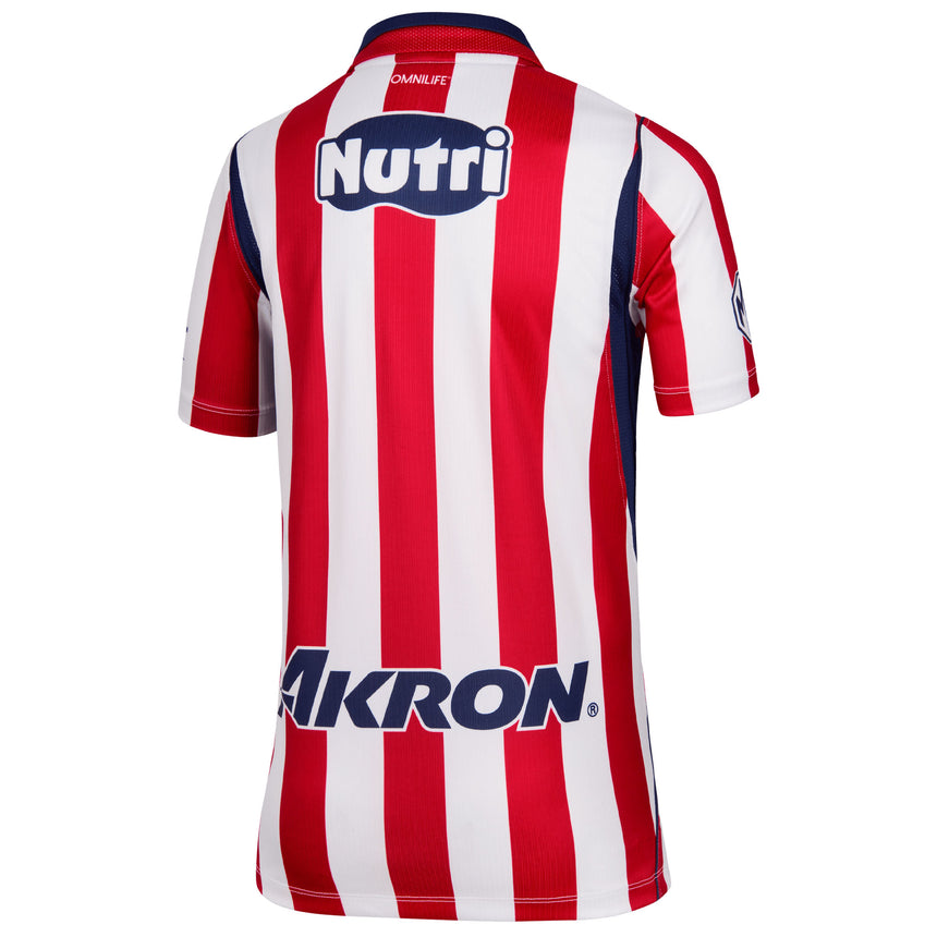 Nike Chivas De Guadalajara Kids Home Stadium 2026/27 Jersey Red/White Back