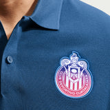 Nike Chivas De Guadalajara Men's Polo Navy Crest