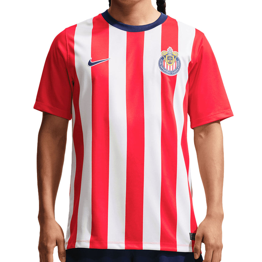 Nike Chivas De Guadalajara Men's Stadium 2026/27 Jersey White/Red/Blue Front