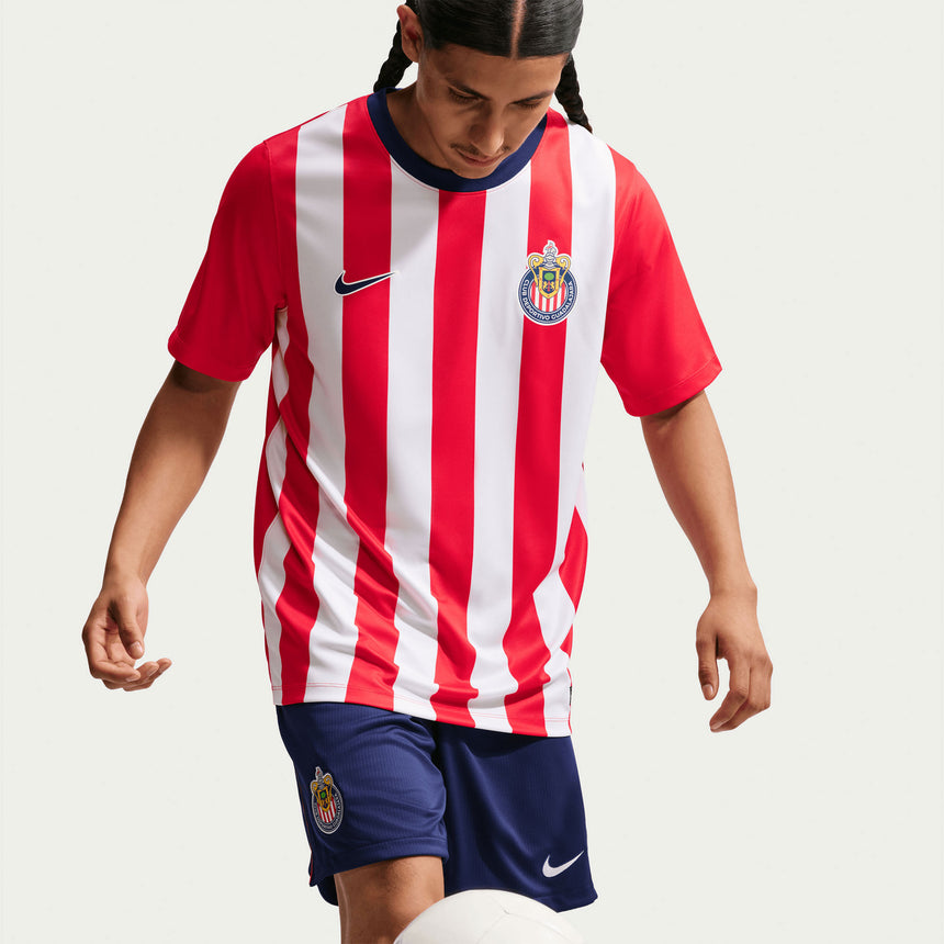 Nike Chivas De Guadalajara Men's Stadium 2026/27 Jersey White/Red/Blue Model