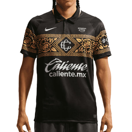 Nike Chivas De Guadalajara Men's Third Stadium 2026/27 Jersey Black/Truly Gold Front