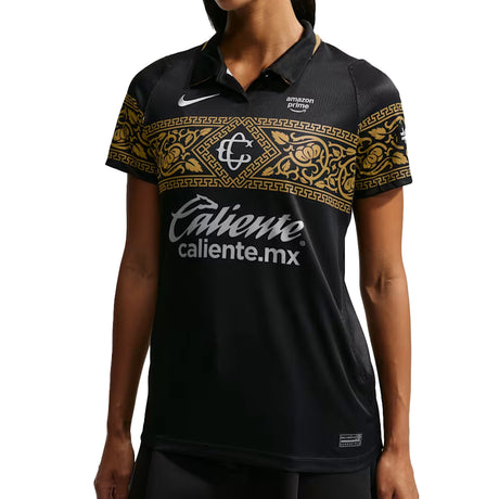 Nike Chivas De Guadalajara Women's Third Stadium 2026/27 Jersey Black/Silver Front