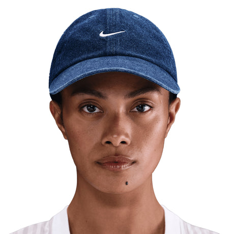 Nike Club Unstructured Denim Cap Navy Front