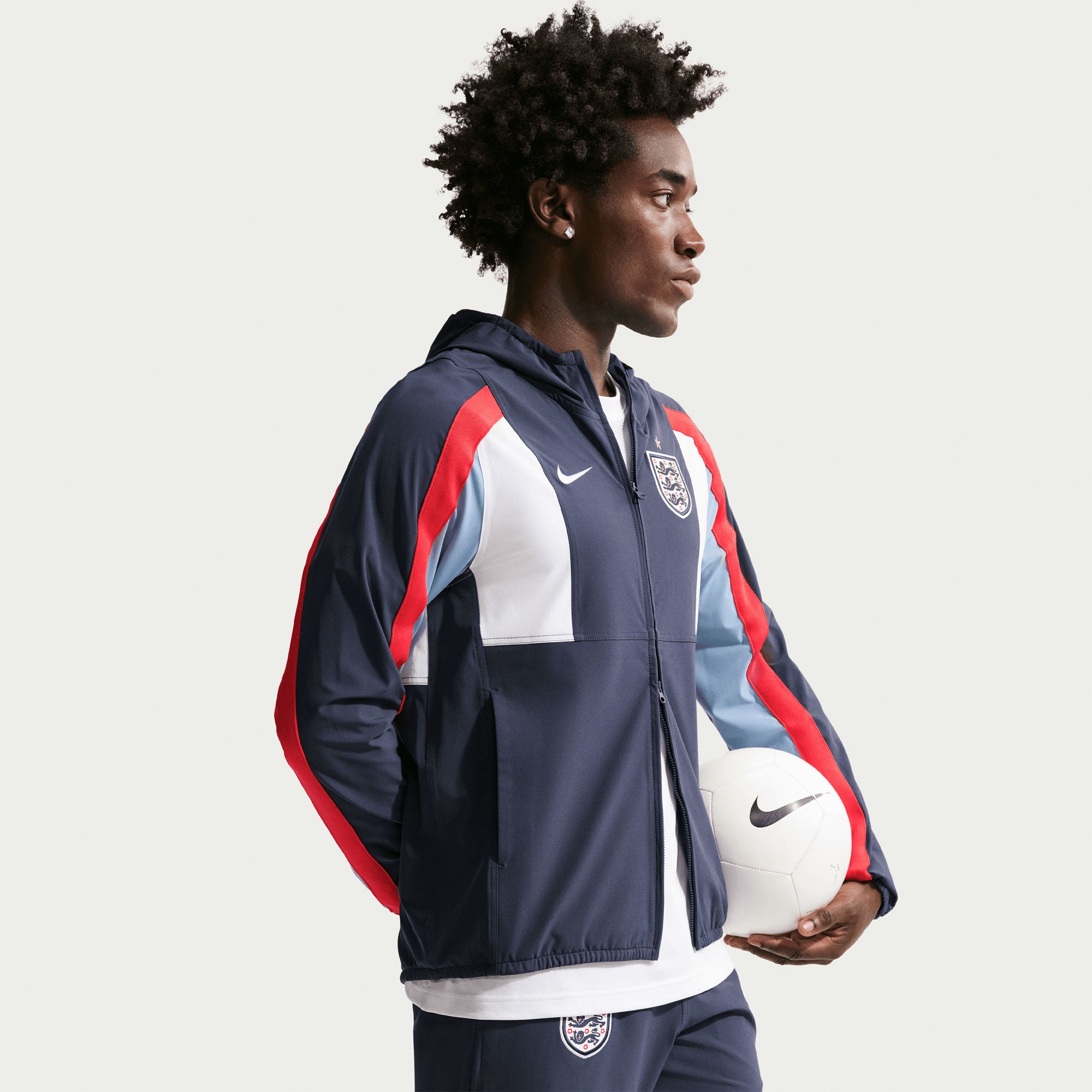 Nike England Men's Energy Woven Jacket Dark Obsidian/Blue/White