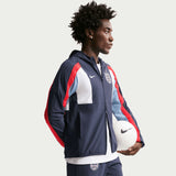 Nike England Men's Energy Woven Jacket Dark Obsidian/Blue/White Sleeve