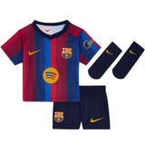 Nike FC Barcelona Infant Home 2026/27 3-Piece Mini-Kit Navy/Red Front