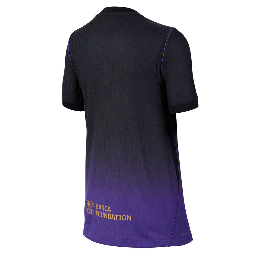 Nike FC Barcelona Kids Away Authentic Kobe 2026/27 Jersey Black/Purple Back