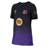 Nike FC Barcelona Kids Away Authentic Kobe 2026/27 Jersey Black/Purple Front