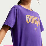 Nike FC Barcelona Kids Away Kobe Tee  Purple/Gold Crest